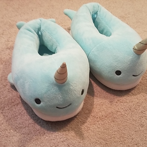 Shoes - Narwhal slippers